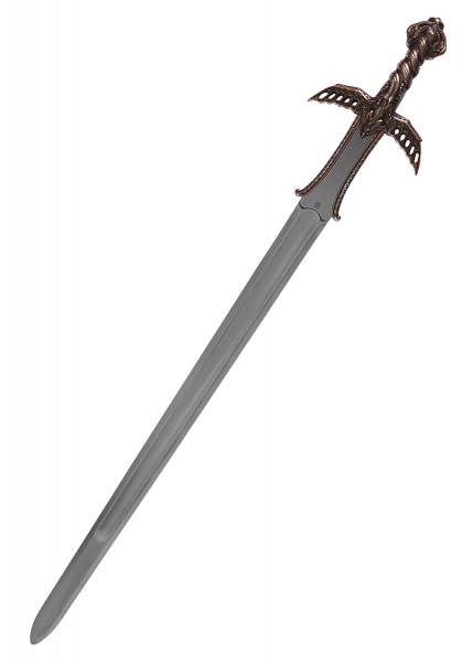 Das Barbaren-Schwert von Marto beeindruckt mit einer langen, glänzenden Klinge und einem kunstvoll verzierten, bronzefarbenen Griff. Ideal für Sammler und Fans mittelalterlicher Waffen. Ein Highlight für Display oder Requisite.