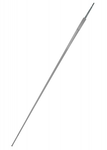 Ersatzklinge für ein Practical Rapier, etwa 109 cm lang. Die gerade, schmale Klinge besteht aus robustem Metall und ist für Fecht- und Schwertkampfentwicklungen konzipiert. Das Bild zeigt einen klaren Blick auf die gesamte Klinge.
